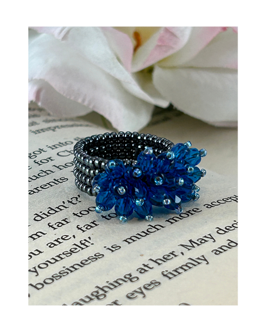 Crazy Blue Ring