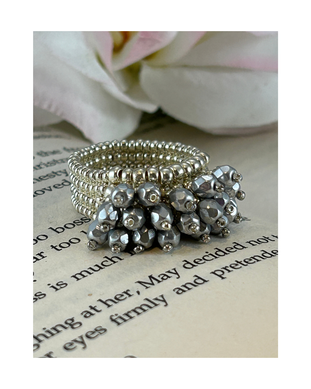 Silver ‘Mithril’ Crazy ring